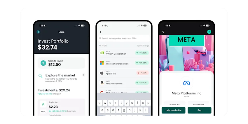 Invest app screenshot portfolio 