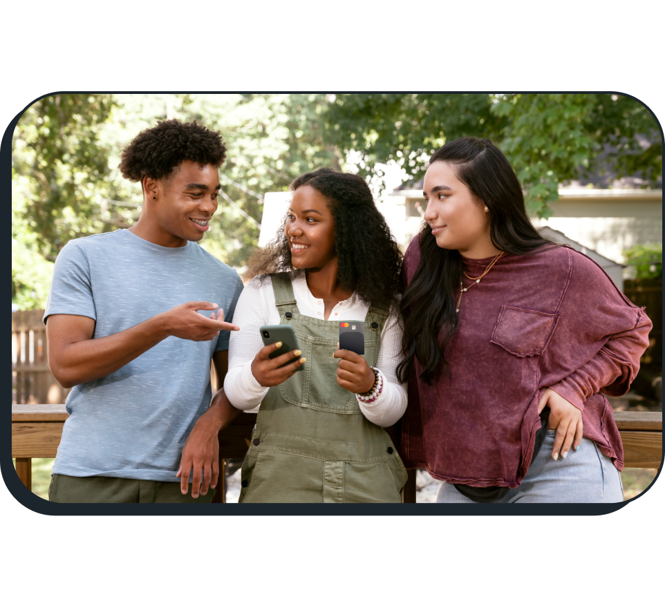 Teens using Greenlight debit card
