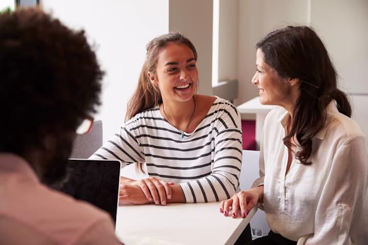What is a custodial account: mother and daughter happily looking at each other