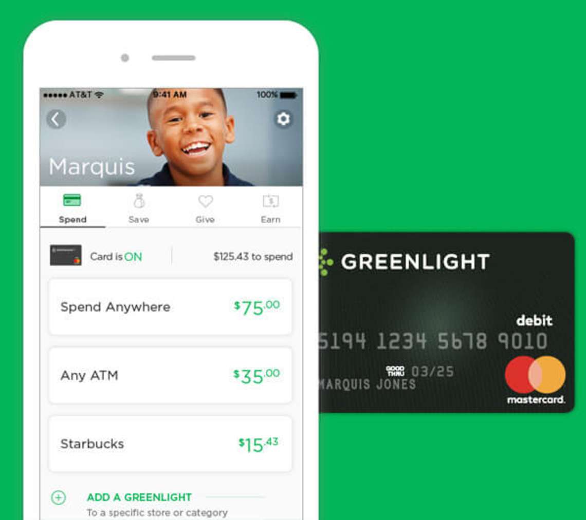 greenlight app and debit card