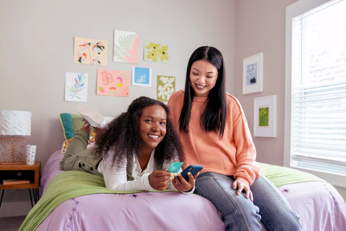 Two teens hanging out in their bedroom wondering how they can start their business as kids or teens