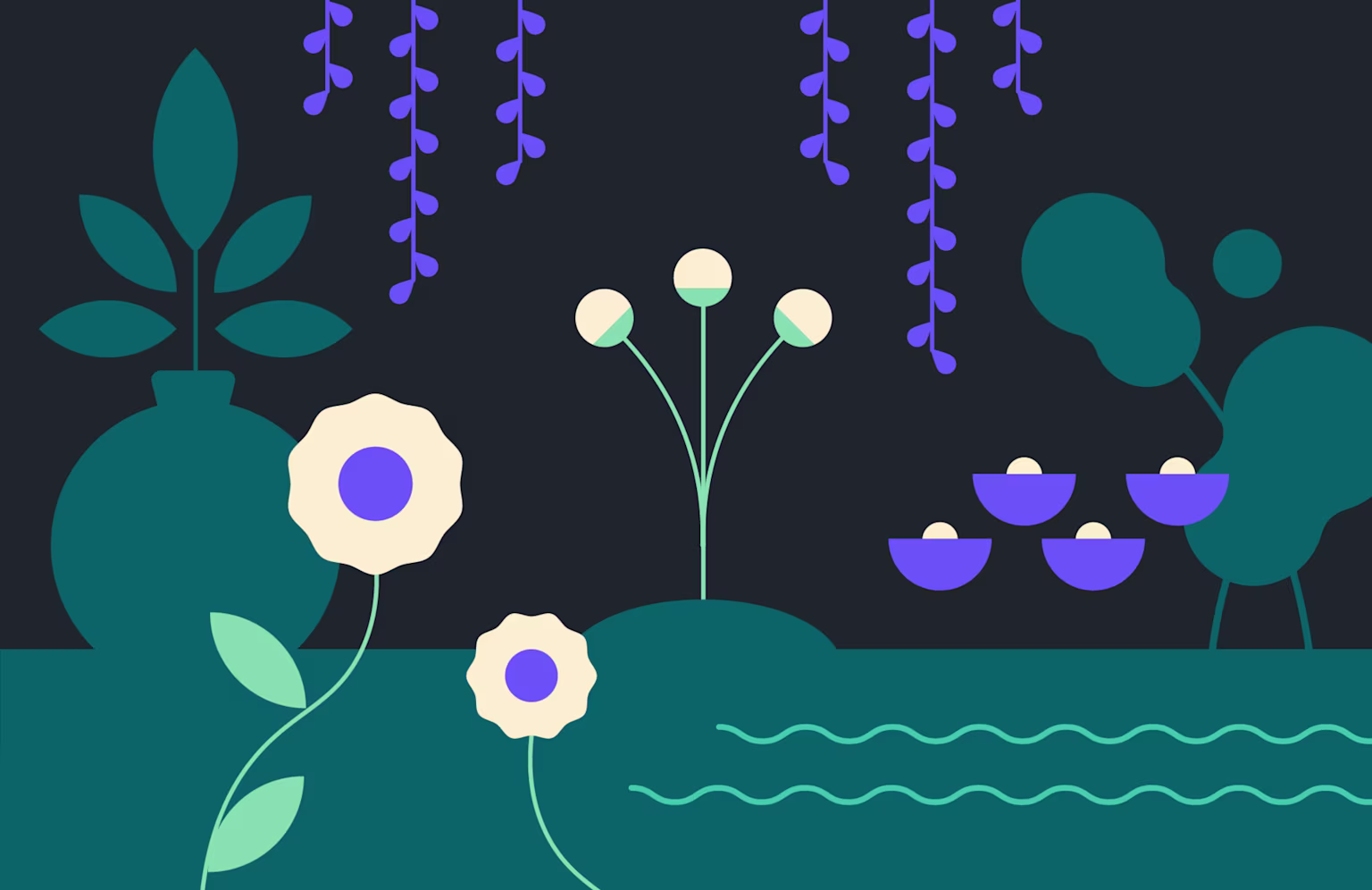 placeholder logo/image of flowers and plants