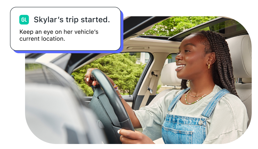Parents use driving reports and real time trip alerts to keep an eye on teen drivers.