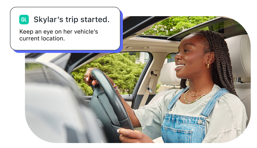Parents use driving reports and real time trip alerts to keep an eye on teen drivers.