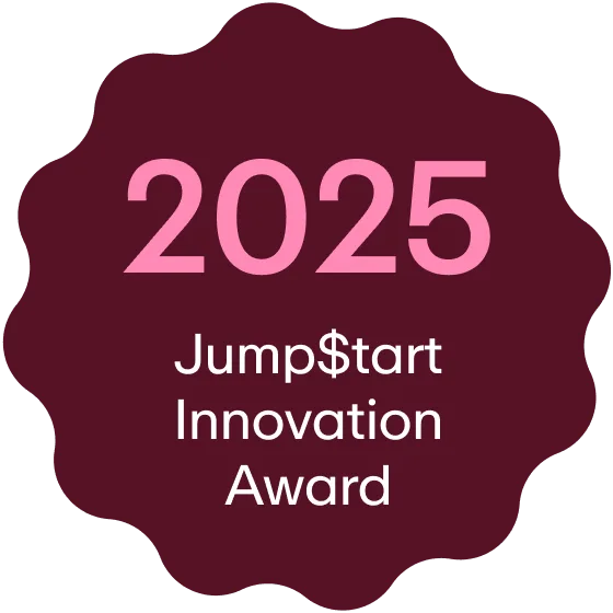 family-hub-v2 sec-03 — 2025 Jump$tart Innovation badge (Figma 4×)