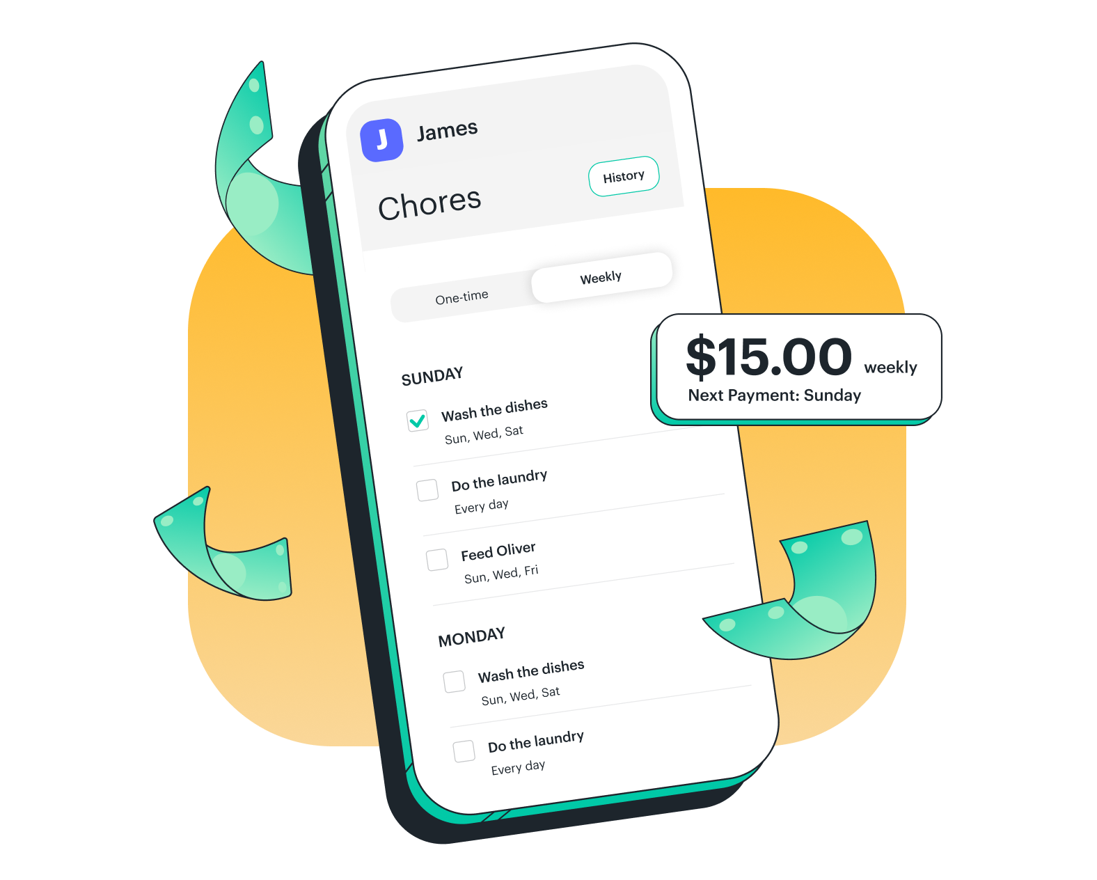 Chores Allowance App For Kids Greenlight chores-allowance-app-for-kids-greenlight