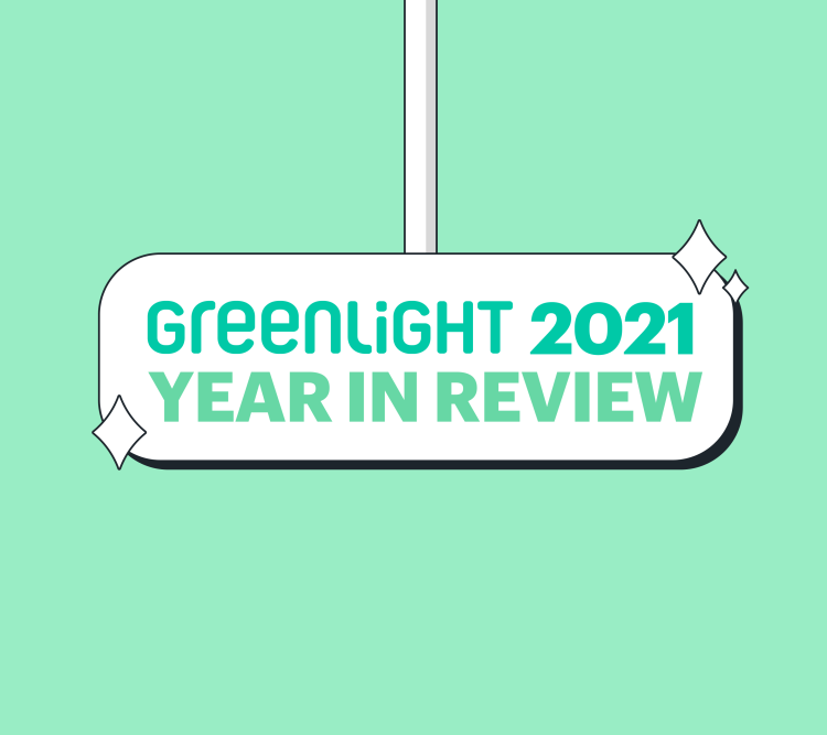 Greenlight 2021 Year in Review graphic