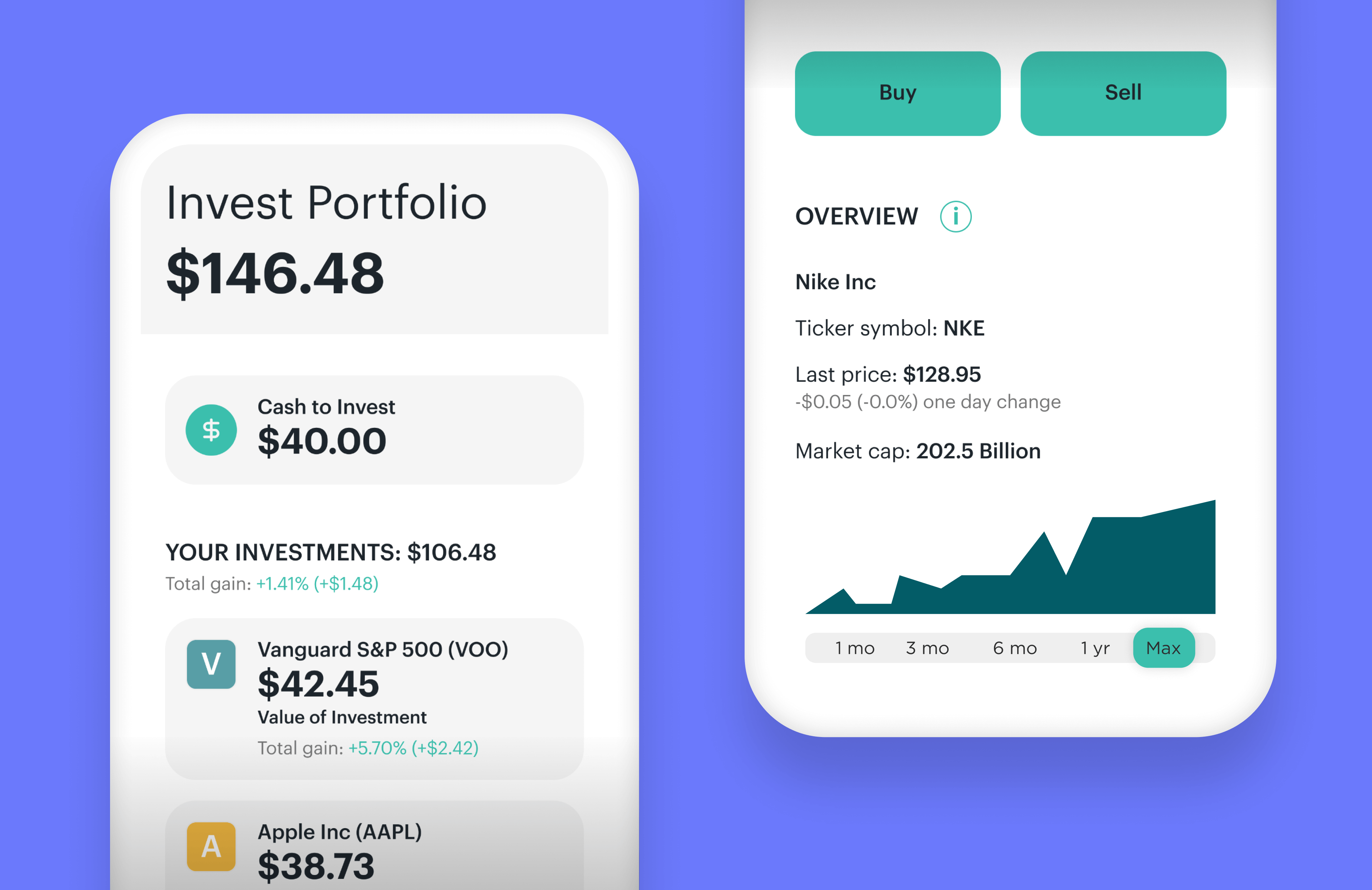 invest portfolio graphic
