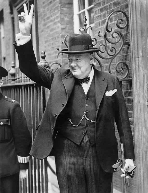 British Prime Minister Winston Churchill