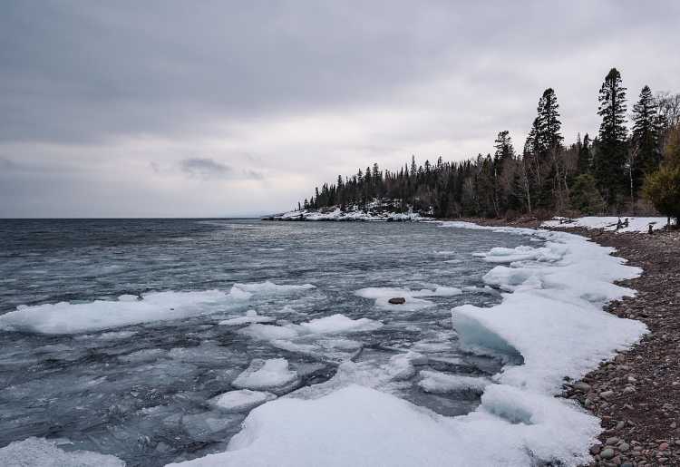 Lake Superior in Winter