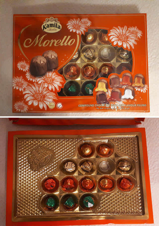 box of chocolates misleading trick