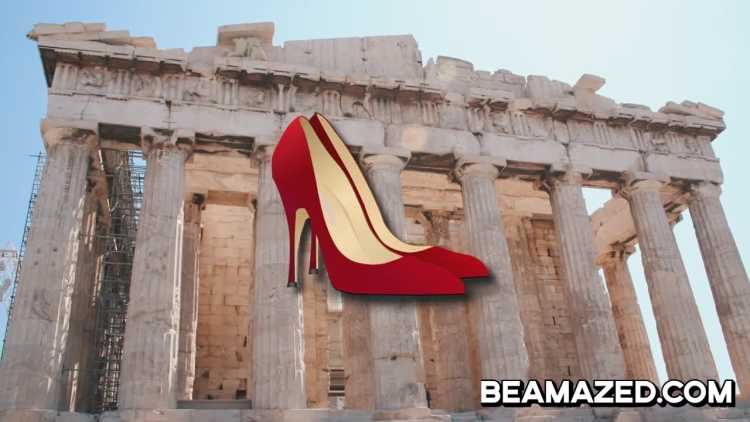 No high heels in Greece