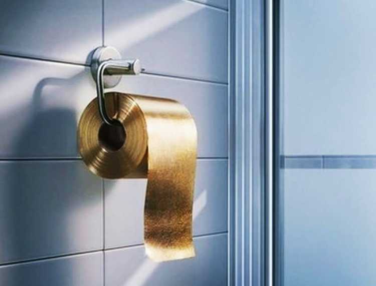Expensive Useless Things 1.38 million dollar gold toilet paper