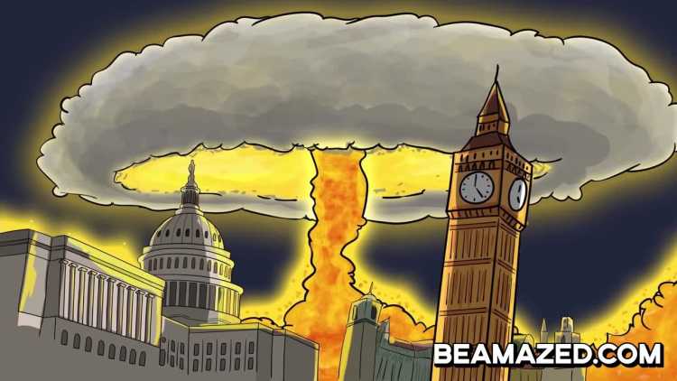 nuclear bombing london and washington 