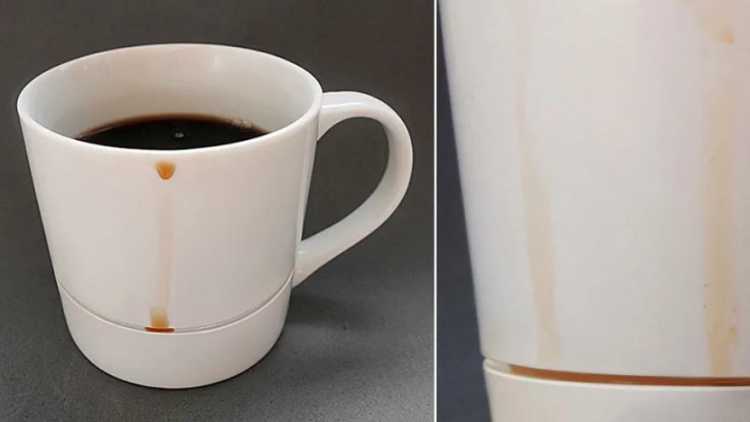 Genius Design Ideas Inventions Drip Catcher Coffee Mug
