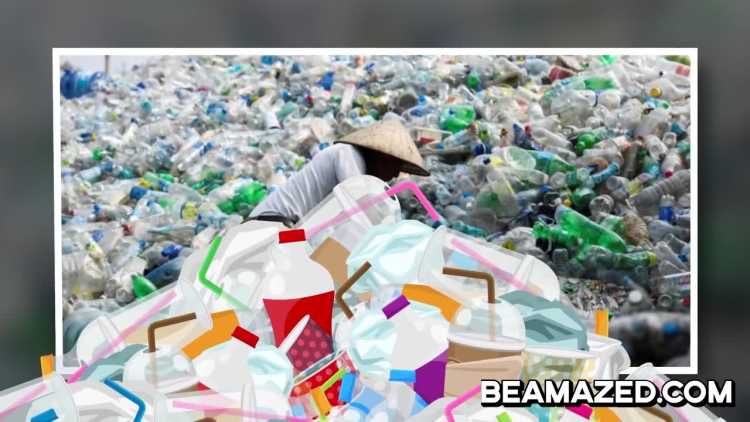 China imported plastic and paper waste