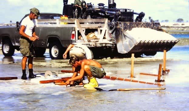US Military radioactive Cleanup Enewetak Atoll Marshall Islands nuclear testing Enewetak Atomic Cleanup Veterans
