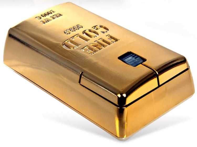 Expensive Useless Things The Gold Bullion mouse