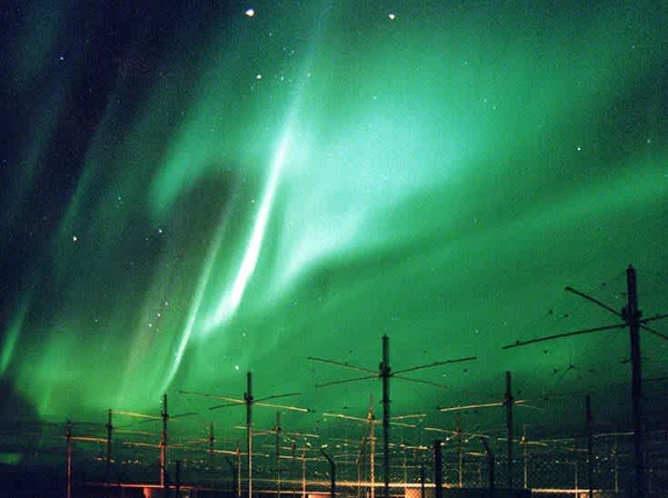 High-frequency Active Auroral Research Program (HAARP) manmade aurora 
