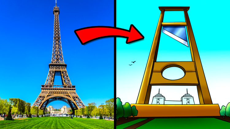 Paris guillotine tour eiffel