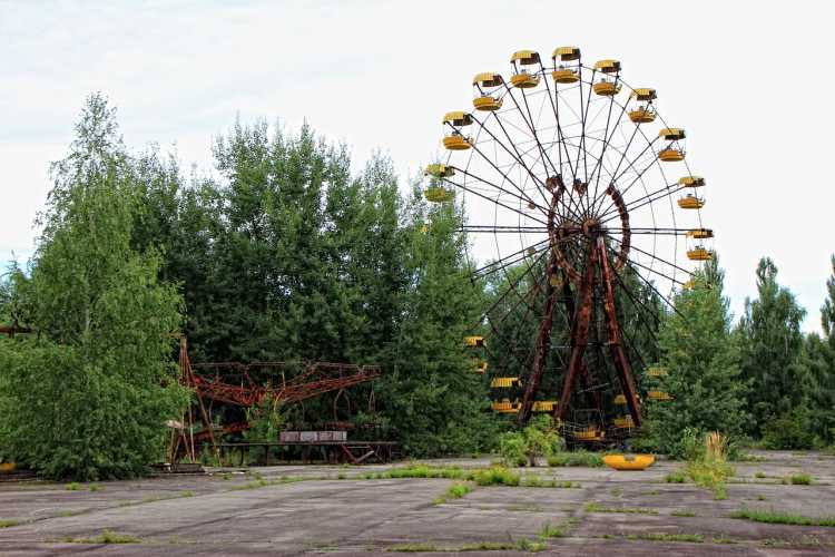 Pripyat Amusement Park abandoned