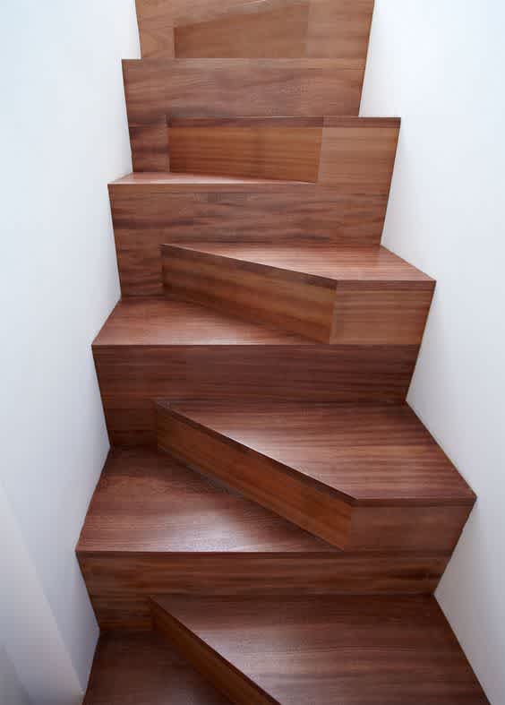 Space-saving stair solutions