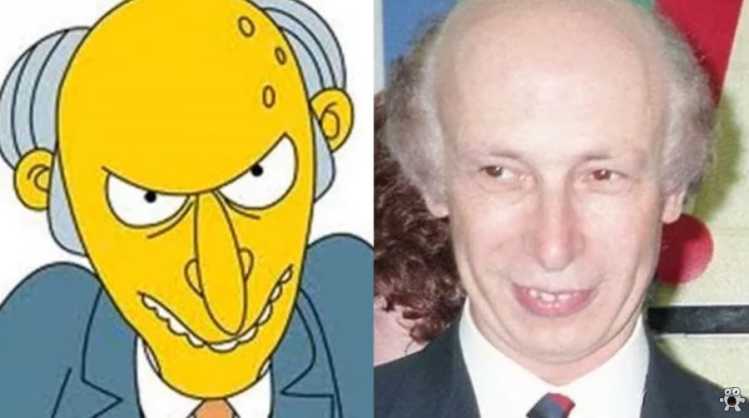 real-life Mr Burns lookalike