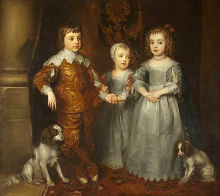 Anthony van Dyck (1599-1641) (after) - The Three Eldest Children of Charles I - 20906 - National Trust