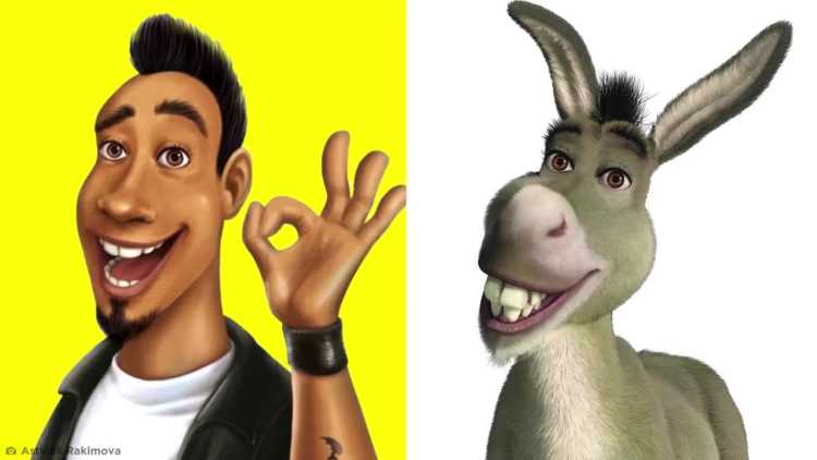 Cartoon Characters As Humans Shrek Donkey
