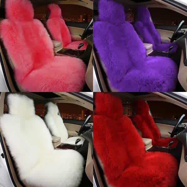 fluffy car seat covers