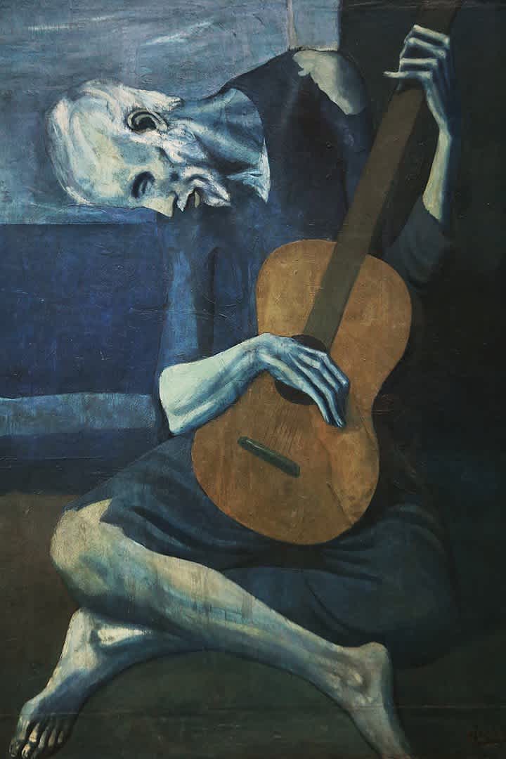 Picasso’s Hidden Woman The Old Guitarist
