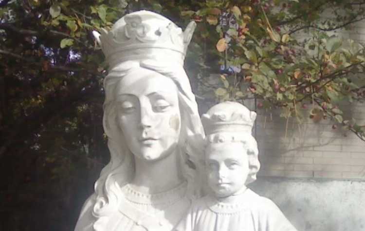 A Holy Decapitation Baby Jesus statue 
