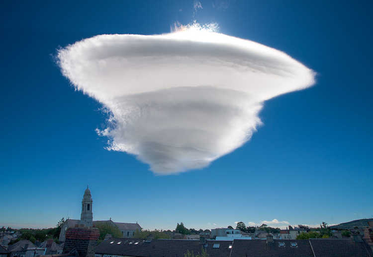 Lenticular Cloud over Harold-s Cross Dublin Ireland 30-6-15