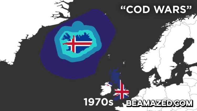 Iceland and Great Britain fishing territory dispute cod wars