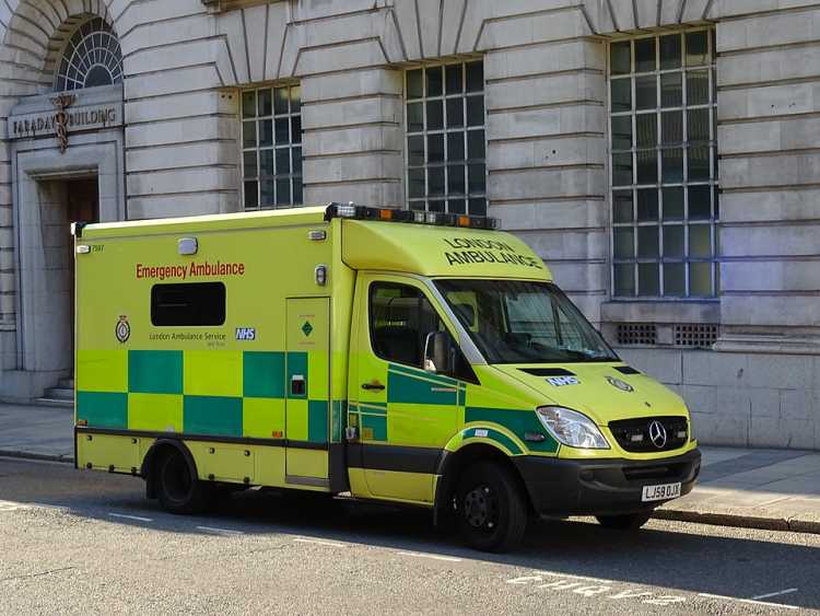 UK NHS Ambulance