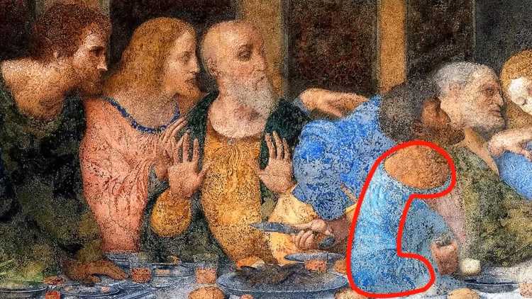 baby figure in the last supper