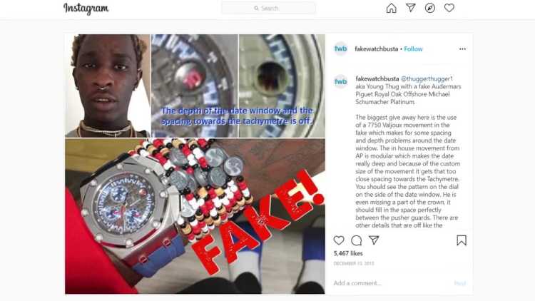 Rappers Who Got Caught FAKE Flexing EXPOSED young thug limited edition Audemars Piguet watch 