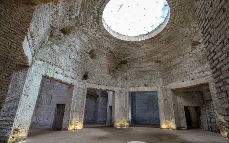 What Archaeological Sites Used To Look Like Octagonal Hall now