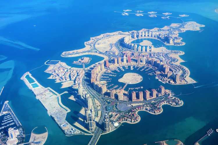 Artificial Islands Qatar Doha
