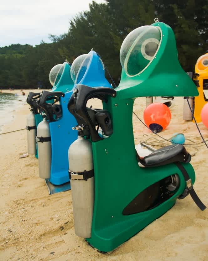 Submarine Scooter underwater diving equipment