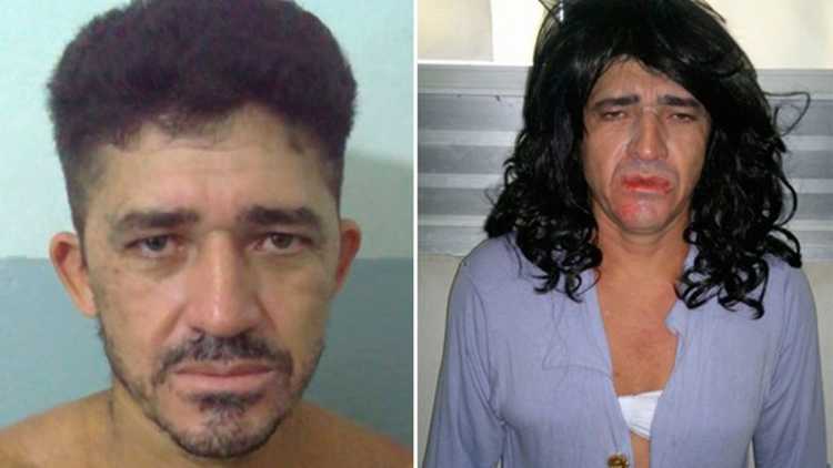 Brazilian Ronaldo Silva prison escape attempt dressed as woman