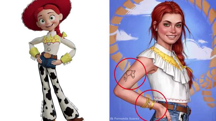 Cartoon Characters As Humans Toy Story Jessie 