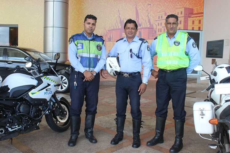 Mauritius Police Force officers