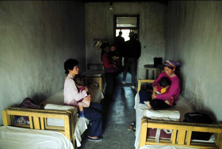 North Korea healthcare hospital room