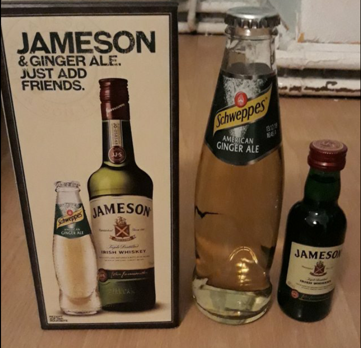 Jameson whiskey gift set misleading