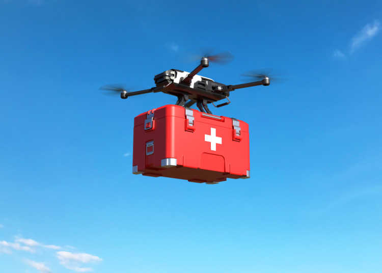 Ambulance medical Drone first aid kit