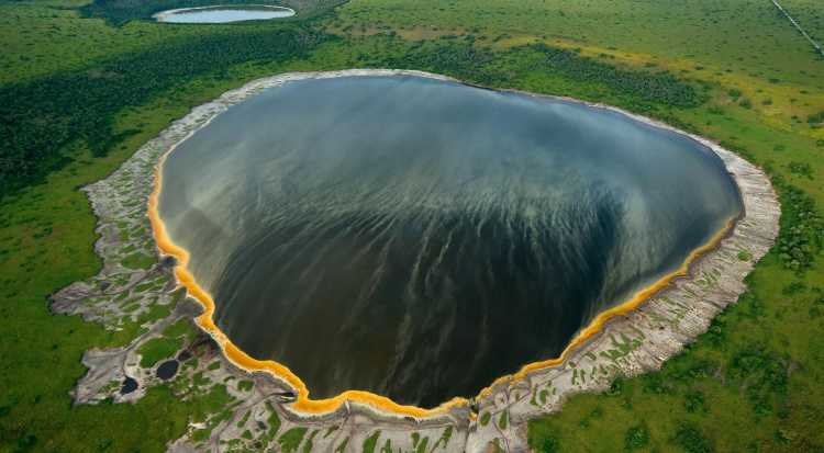 Horrifyingly Mysterious Lakes Katwe Explosion Crater