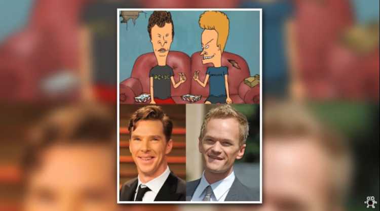 Beavies and Butthead look like Benedict Cumberbatch and Neil Patrick Harris