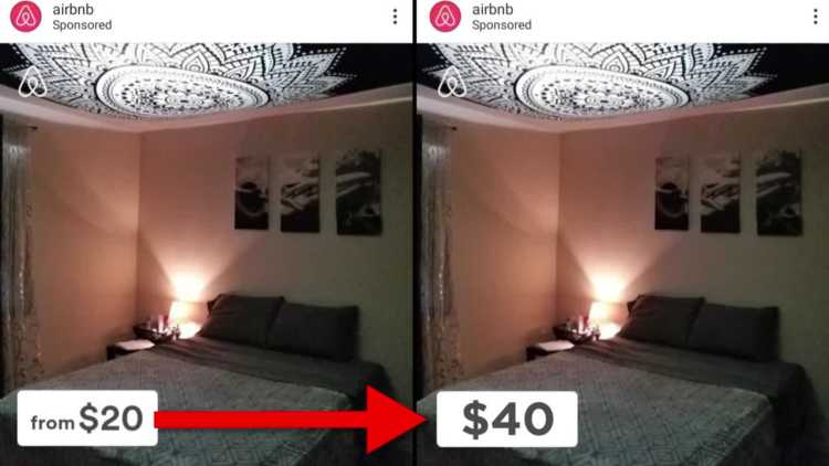 Sneakiest Business Tactics Airbnb false price advertisement