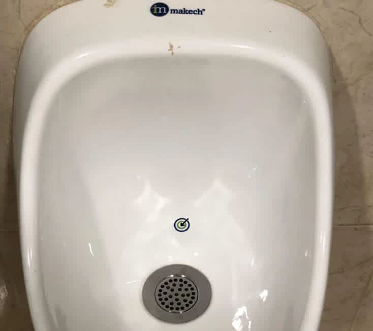 urinal target dot for aiming